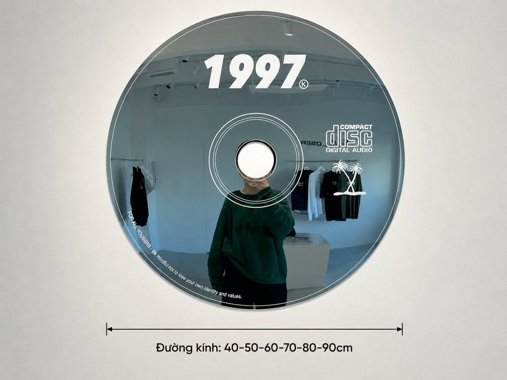 Gương CD kích thước